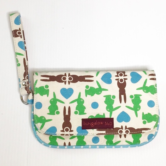 bungalow 360 Handbags - Bungalow 360 Bunny Rabbit Wristlet